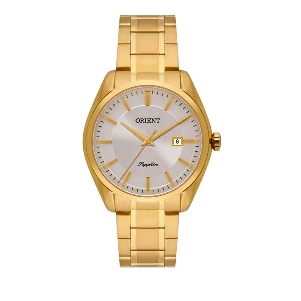RELÓGIO ORIENT ETERNAL MASCULINO ANALÓGICO MGSS1255 DOURADO