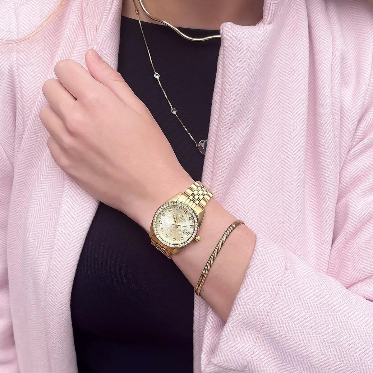 Relógio Feminino Technos Riviera 2117LFK/1D