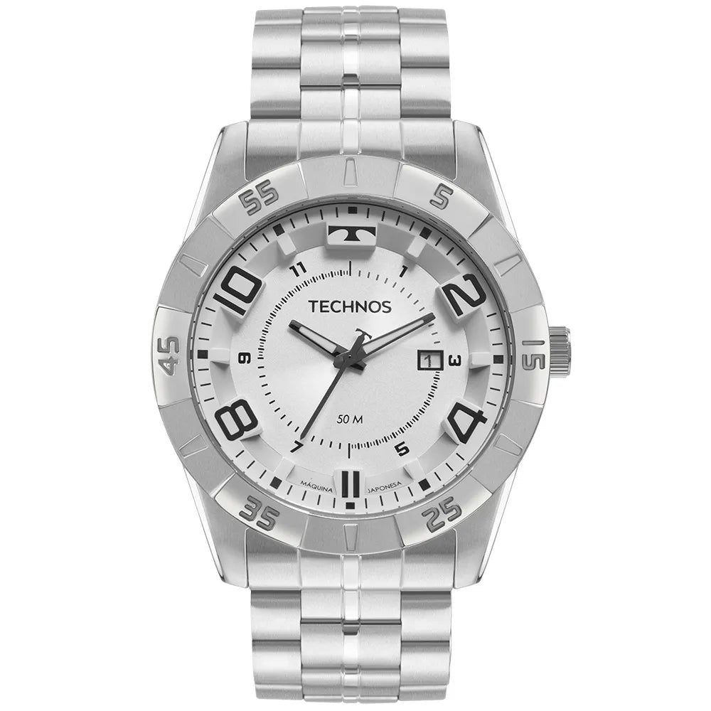Relógio Technos Masculino Racer Prata 2115MXL/1K
