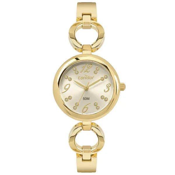 Relógio Condor Feminino Bracelete Dourado - Co2035nkd/5x