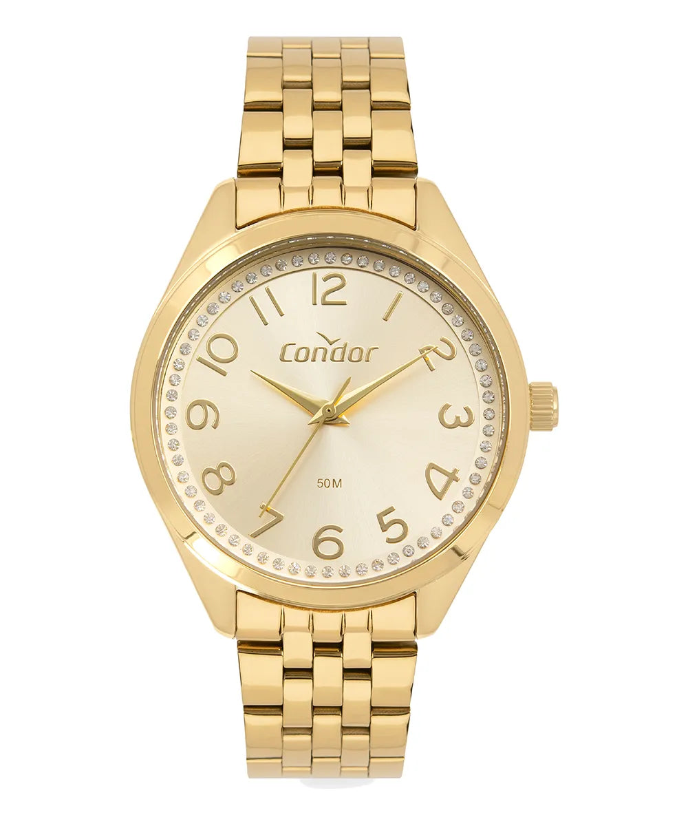Relógio Condor Analógico CO2035NFJ/K4X com Brinde – Dourado