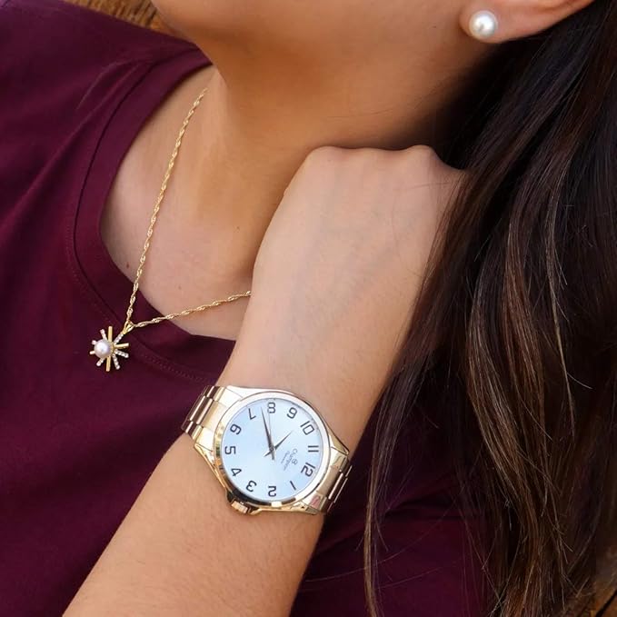 Relógio Champion Analógico CN26377W Feminino + semijoia