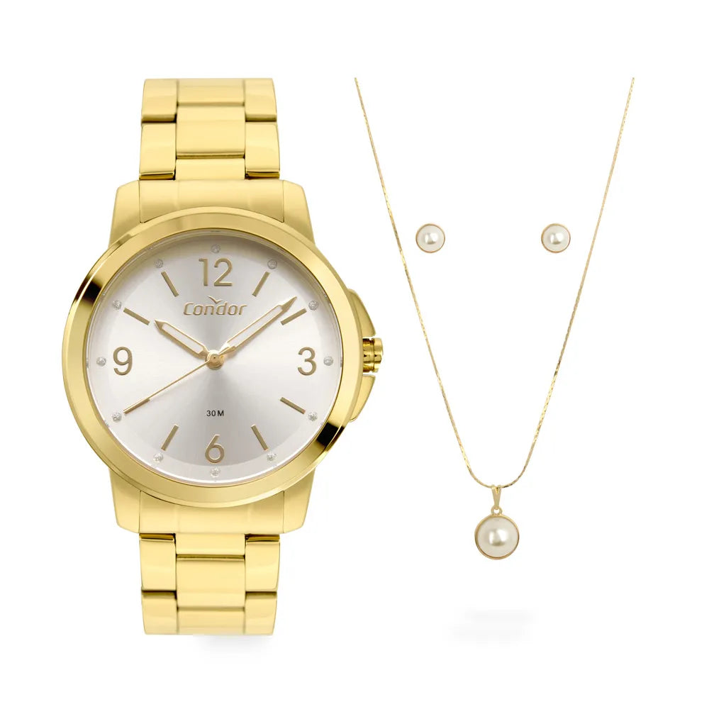 Kit Condor Feminino Dia A Dia Dourado - CO2035NAUK4X