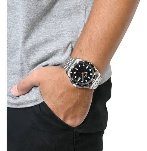 Relógio analógico masculino CA31640T prata | Champion