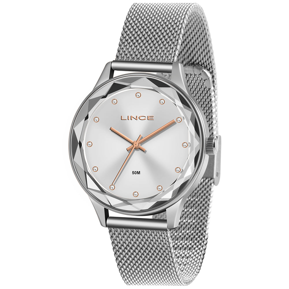 RELOGIO URBAN FEMININO ANALOGICO LRM4707L PRATA