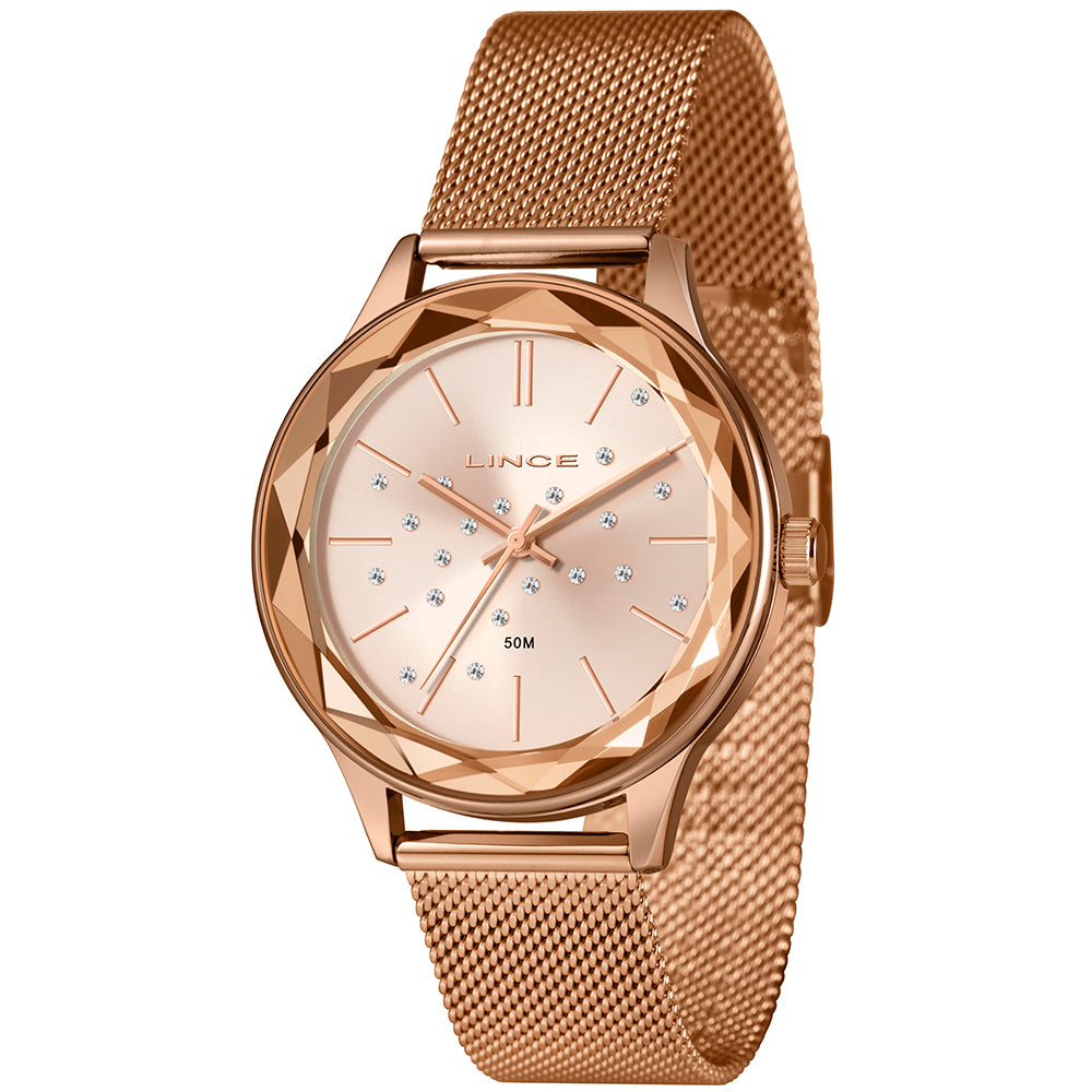 RELOGIO GRACE FEMININO ANALOGICO LRR4782L40 ROSE GOLD
