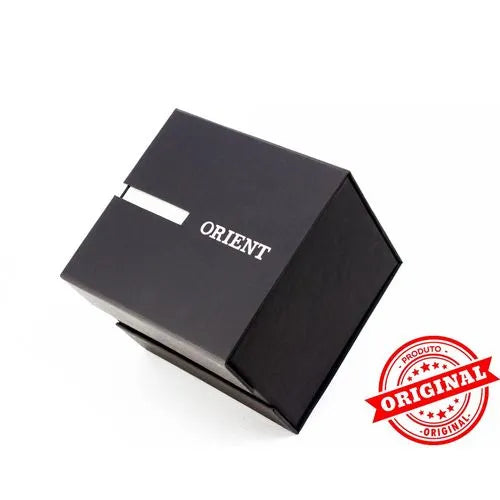 Relógio ORIENT masculino analógico dourado MGSS1104A P1KX