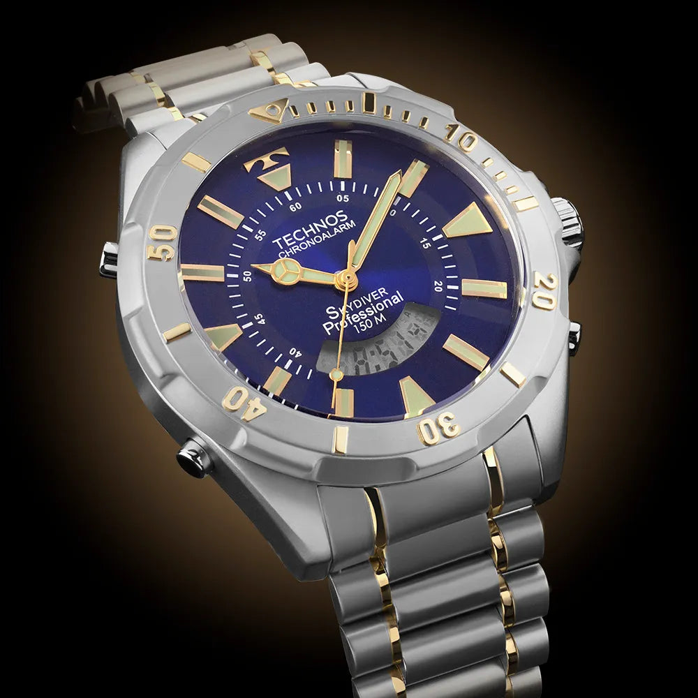 Relógio Technos Masculino Skydiver Bicolor WT2050AB/1A