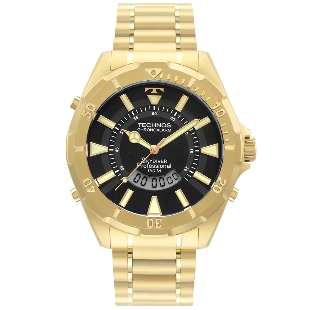Relógio Technos Masculino Skydiver Dourado WT2050AWN/1P