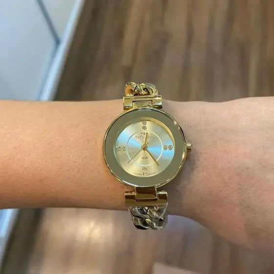 Relógio Technos Feminino Elos Fashion Dourado 2036MQM/1X