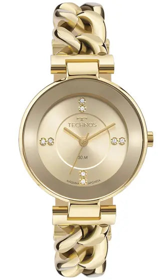 Relógio Technos Feminino Elos Fashion Dourado 2036MQM/1X