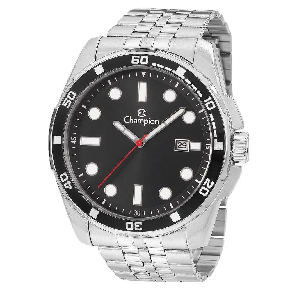 Relógio analógico masculino CA31640T prata | Champion