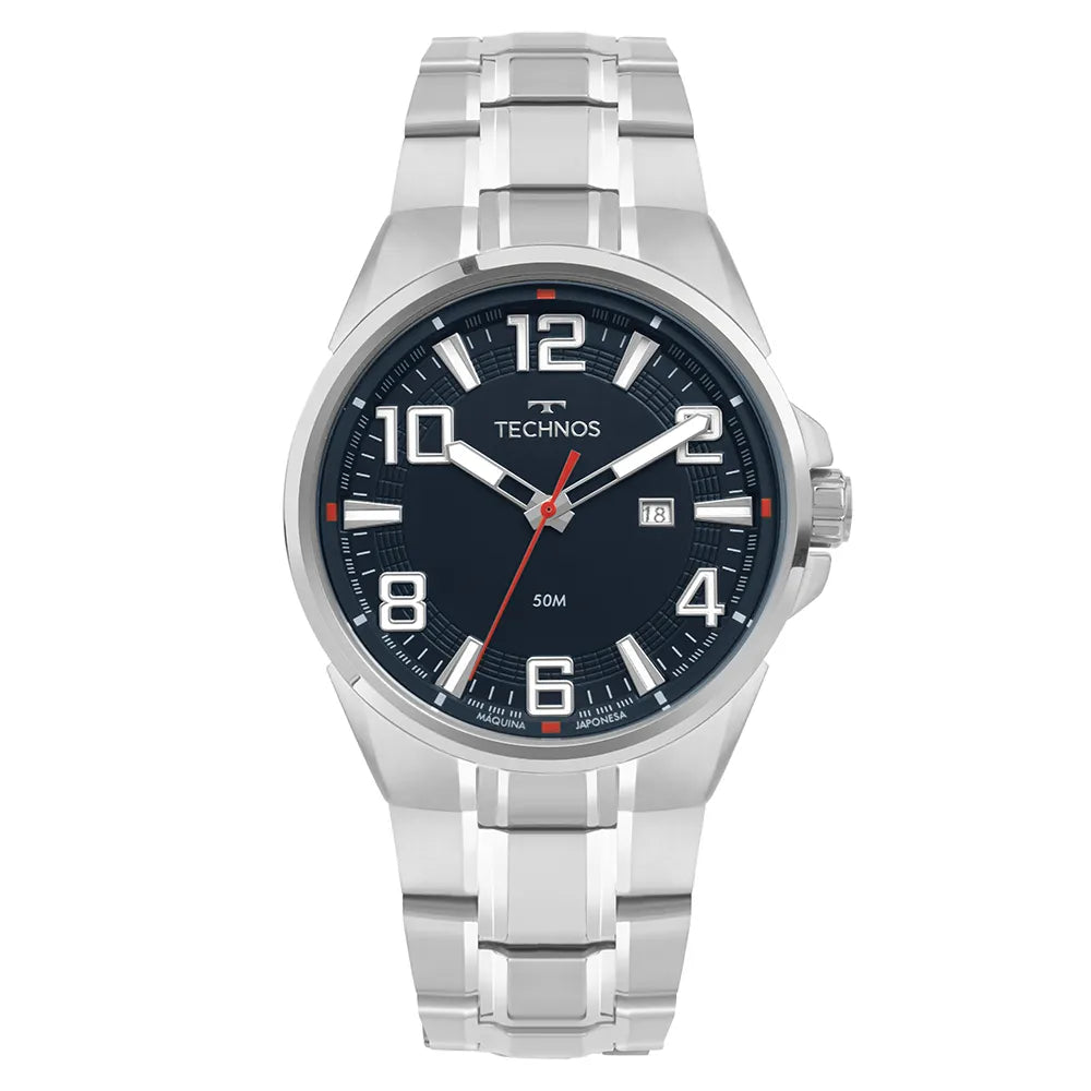 Relógio Technos Masculino Skymaster Prata 2115TWW/1A