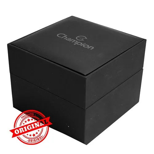 Relógio CHAMPION KIT feminino dourado esteira CN26993E