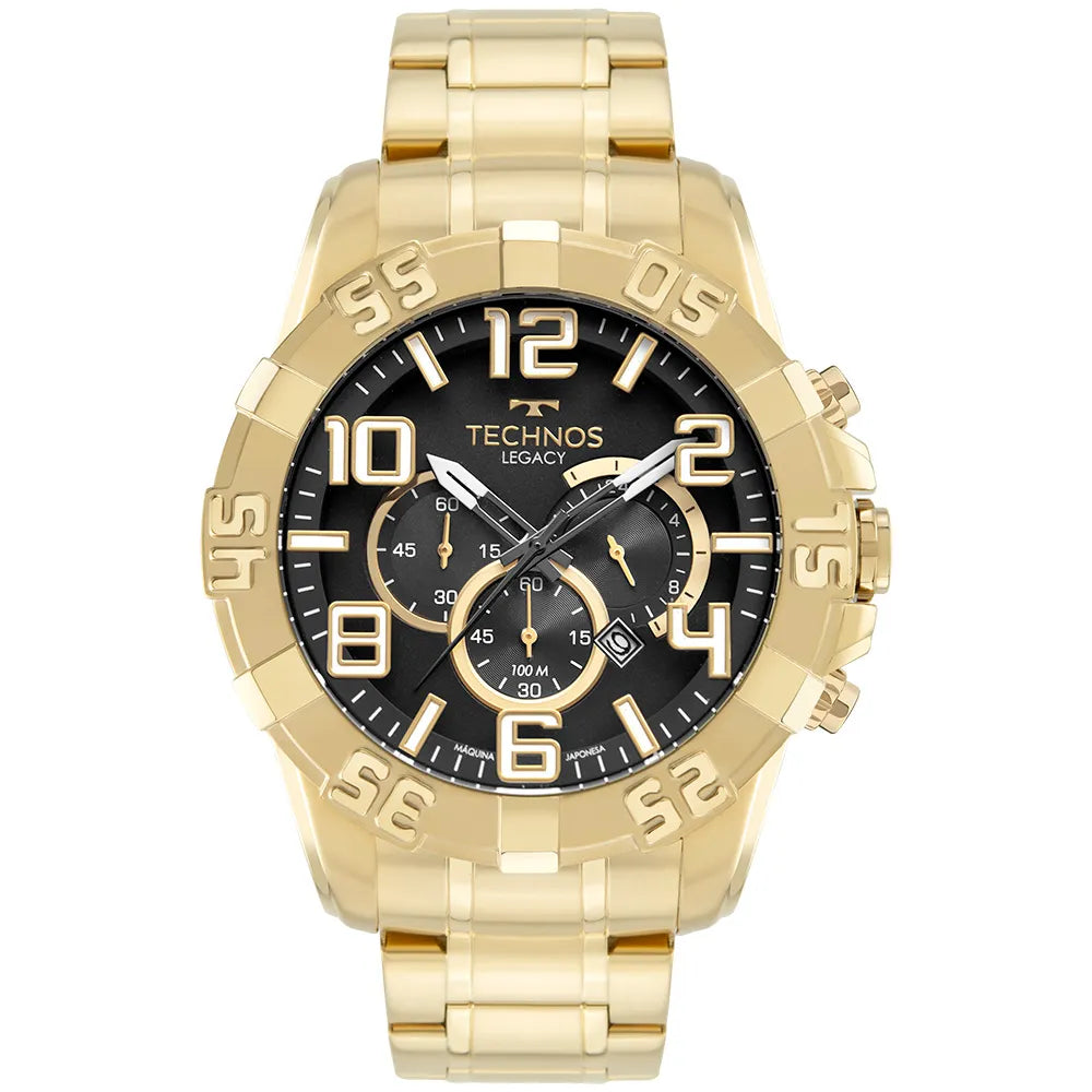 Relógio Technos Masculino Legacy Dourado OS20IMS/4P