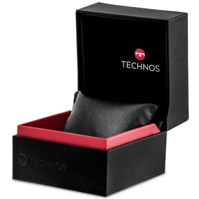 Relógio Technos Masculino Aço Inox 2115knv/1p Grande 44mm